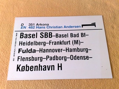 ZLS D 351 Arkona EN 482 Andersen Basel Fulda Hannover Flensburg Odense Kobenhavn