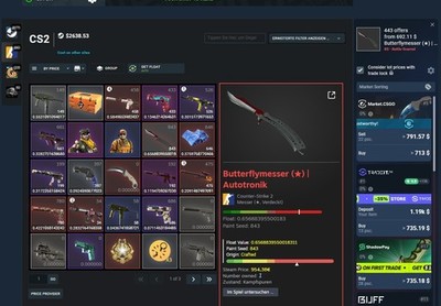 Steam Account Lvl 111,  CS2 6500 h, Inventar von ca. 2400 Euro, alle Coins