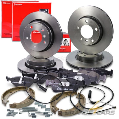 BREMBO BREMSSCHEIBEN +BELÄGE +KONTAKT +BACKEN VORNE+HINTEN FÜR BMW 3-ER E46 - Bild 1 von 4