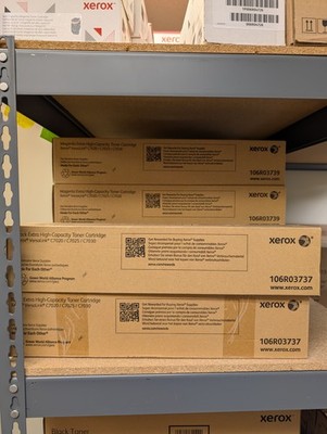 New Genuine OEM Xerox 106R03737 Black Toner Cartridge VersaLink C7020, C7025, C7