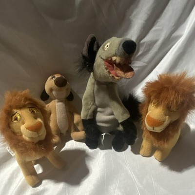 Disney Lion King Plush Toy Lot Simba Timon Hyena 2 Lions Disney Franchise