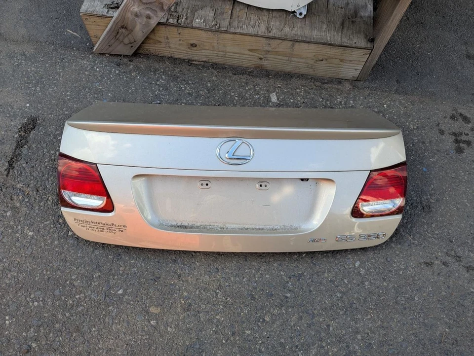 (LOCAL PICKUP ONLY) Trunk/Hatch/Tailgate With Spoiler Fits 07-11 LEXUS GS350 784 Foto 2 de 3