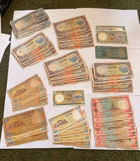 Bangladesh / Liquidación de donaciones gran lote de billetes Taka