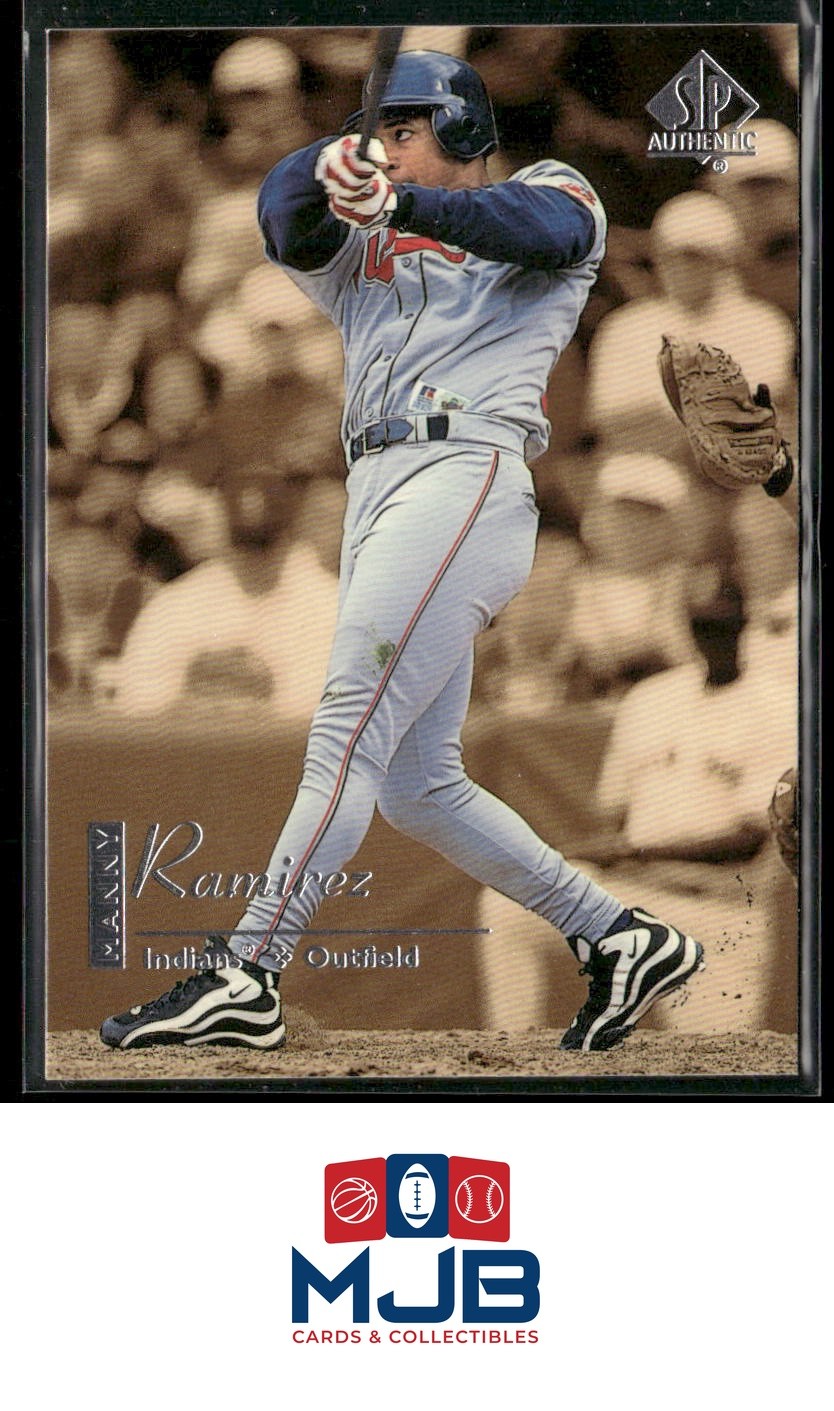 1999 SP Authentic Manny Ramirez #27 Cleveland Indians