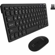 Macally RF Wireless Keyboard and Mouse For Windows PC