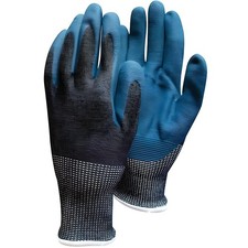 Image of Town & Country Eco Flex Ultra Gloves Large Charcoal Recycled Gardening Grip