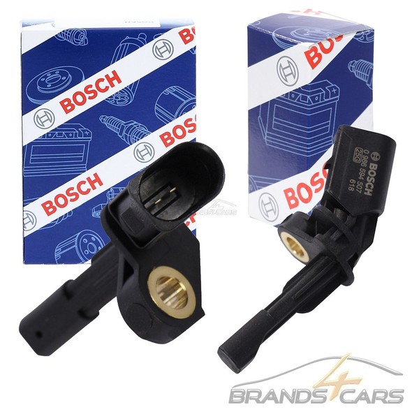 Bosch 2X ABS-SENSOR RaddrehzahlfÜHler Hinten FÜR Vw Tiguan 5N Touran 1T-image