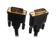 6 ft DVI-D Dual Link Male to DVI-D Dual Link Male Cable with Gold Plating