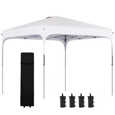 10x10 ft EZ Pop Up Canopy Party Patio Tent Weight Bag Outdoor Sun Shade Shelter