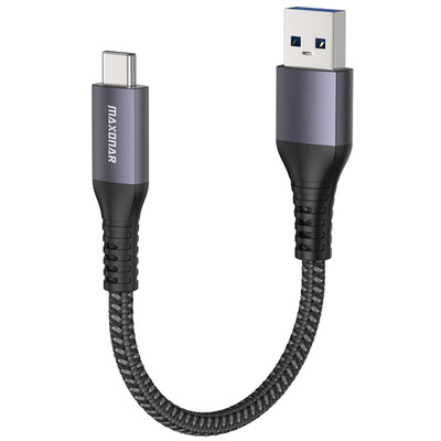 USB C Kabel 20cm 10Gbps USB 3.2 Gen2 Schnellladegerät Typ C