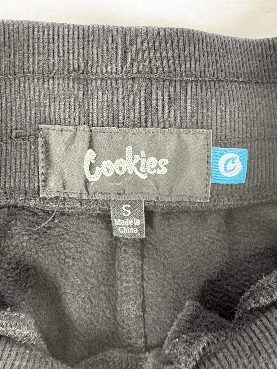 Cookies Men’s black sweat shorts w/ graphics & pockets size S View 6