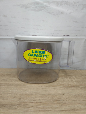 Mr Coffee Iced Tea Maker TM4 Replacement Storage Pitcher Lid 5826-1 5827-1 Vtg