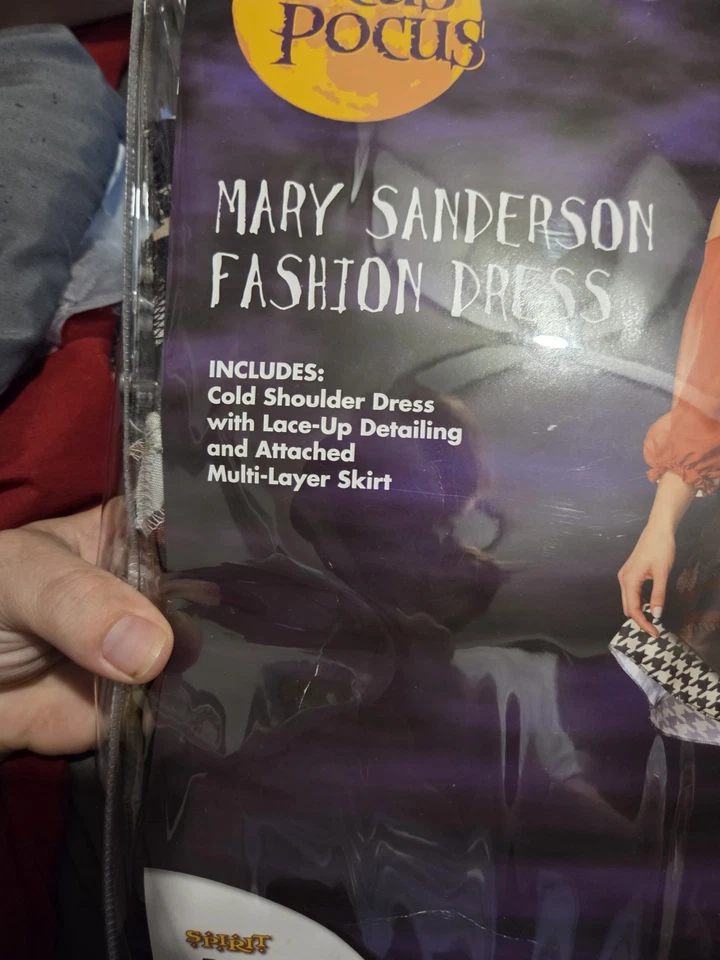 Disney's Mary Sanderson Hocus Pocus Halloween Costume Adult Medium - Image 3 of 4