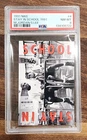 1991 Nike Michael Jordan Spike Lee Stay in School #4 basketball card PSA 8