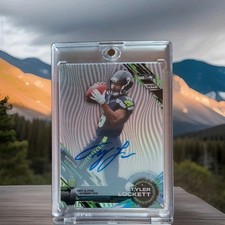 SEAHAWKS 🔥Tyler Locket Auto Rookie 2015 Topps High Tek Grass/Waves Autographs)