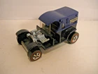 Vintage 1969 Hot Wheels Redlines Scale Model Toy Car Police Paddy Wagon U.S.A