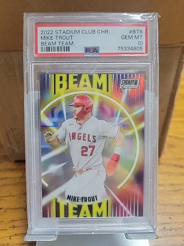2022 Topps Stadium Club Chrome - Beam Team Mike Trout #BT-6