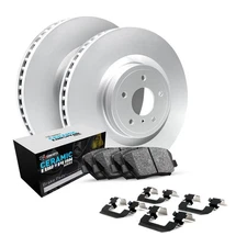 R1 Concepts Wjth1 11005 R1 Brake Rotors   Carbon Coated W  Euro Ceramic Pads