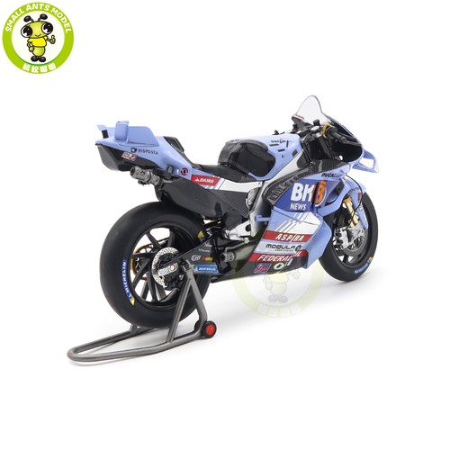 Modellino moto pressofuso 1/12 Kiloworks TEAM BK8 Gresini MOTOGP Ducati SpainGP - Foto 17 di 25