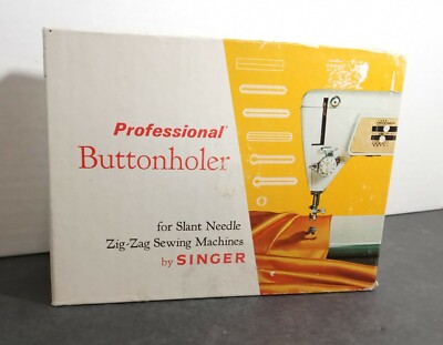 Vintage Singer Professional Buttonholer for Slant Needle Zig Zag
