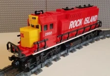 Custom Train Rock Island GP40 Engine -Please Read Item Description-