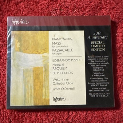 WESTMINSTER CATHEDRAL CHOIR / JAMES O'DONNELL MARTIN: MASS; PASSACAILLE NEW CD