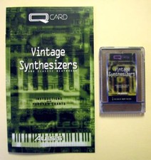 Alesis Vintage Synthesizers QCard w/Booklet, Case, LIFETIME Warranty QSR QS Card