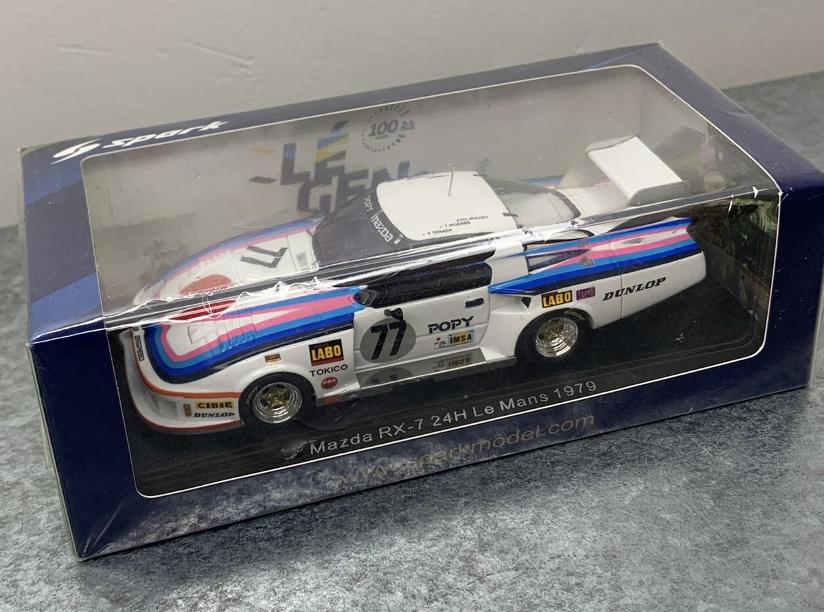 1/43 MAZDA マツダ RX-7 252i (1979) Spark 1:43 Mazda RX7 252i Le Mans 24H 1979 Ikuzawa | eBay