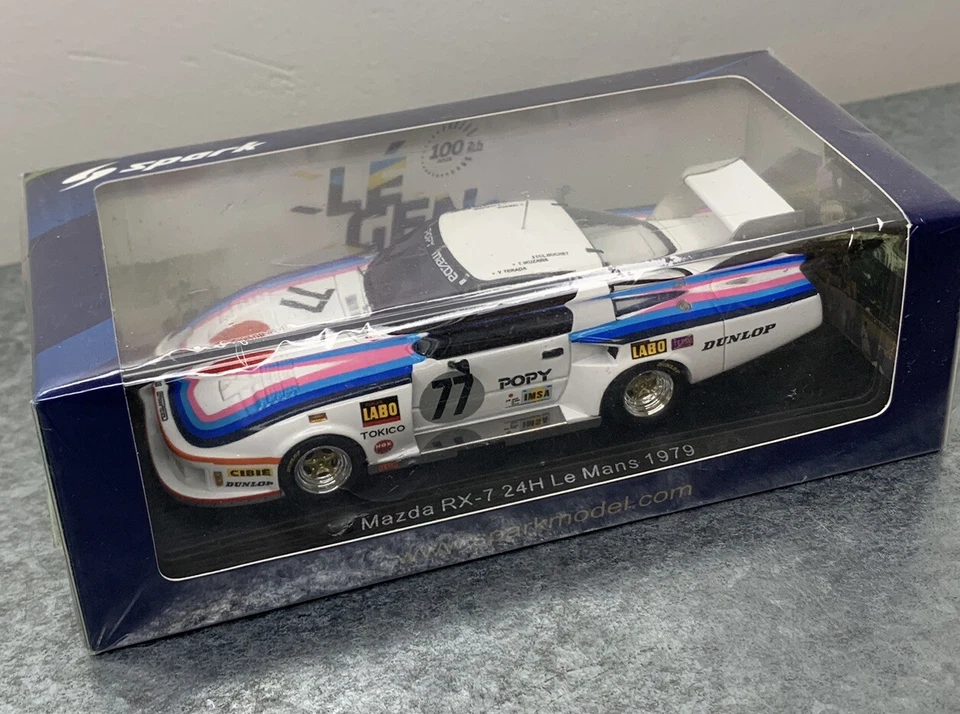 Spark 1:43 Mazda RX7 252i Le Mans 24H 1979 Ikuzawa Foto 2 de 4