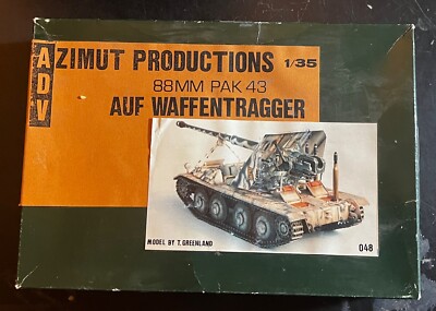 Pak 43 Auf Waffentragger 88mm Wunder Waffe 1/35 ADV AZIMUT #48 Resin PE AS IS