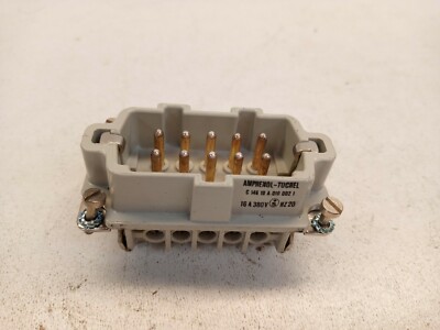 Amphenol Tuchel C146 10A010 002 1 Stecker Stift 16A 380V 20Hz 10 Pins
