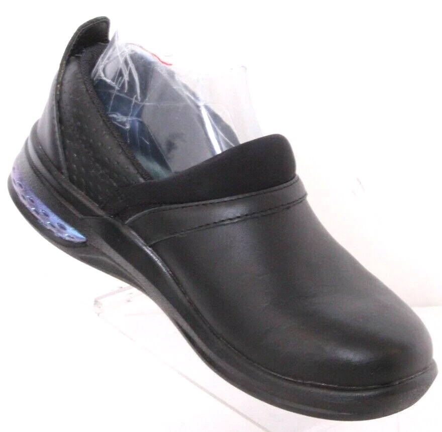 Женские черные кожаные сабо для кормления Infinity By Cherokee Stride без шнуровки 7,5 - Изображение 2 из 4