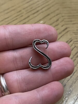 VINTAGE KAY JEWELERS JANE SEYMOUR STERLING SILVER DOUBLE OPEN