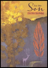 Greeting Card - Deer - For Son - Birthday - 0073