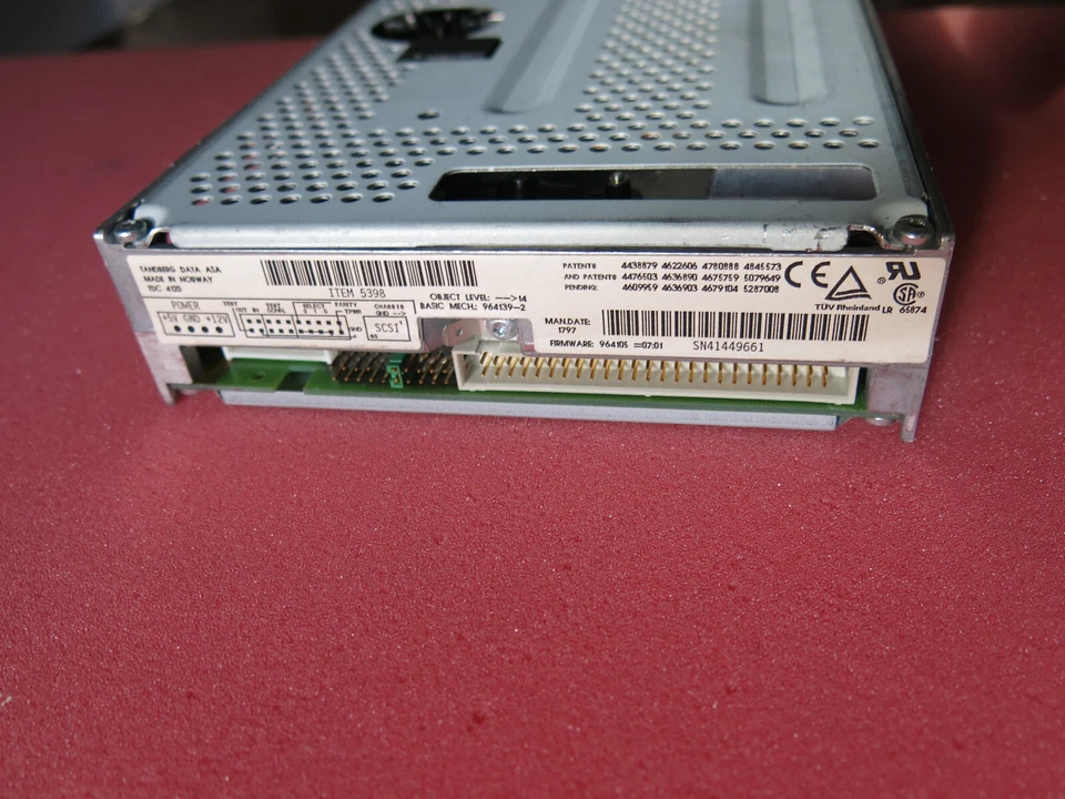 Unidad SCSI interna Tandberg TDC-4120 QIC SGI Foto 3 de 4