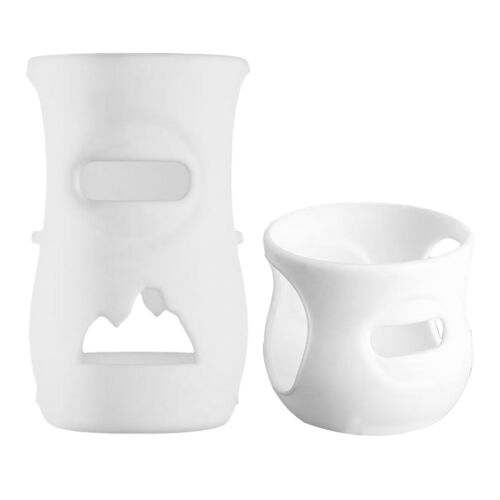 1/2PCS Silicone Baby Bottle Sleeve Covers Safe Milk Bottle Protection Sleeve