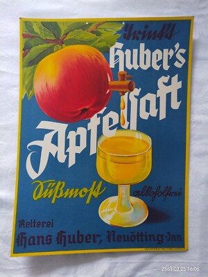 Advertising sign old beautiful advertising sign cardboard sign approx. 1930 RARE 