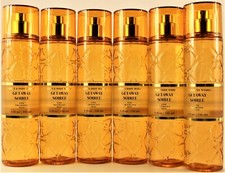 QTY 6 - Bath  Body Works GETAWAY SOIREE Fine Fragrance Body Mist Spray 8Oz
