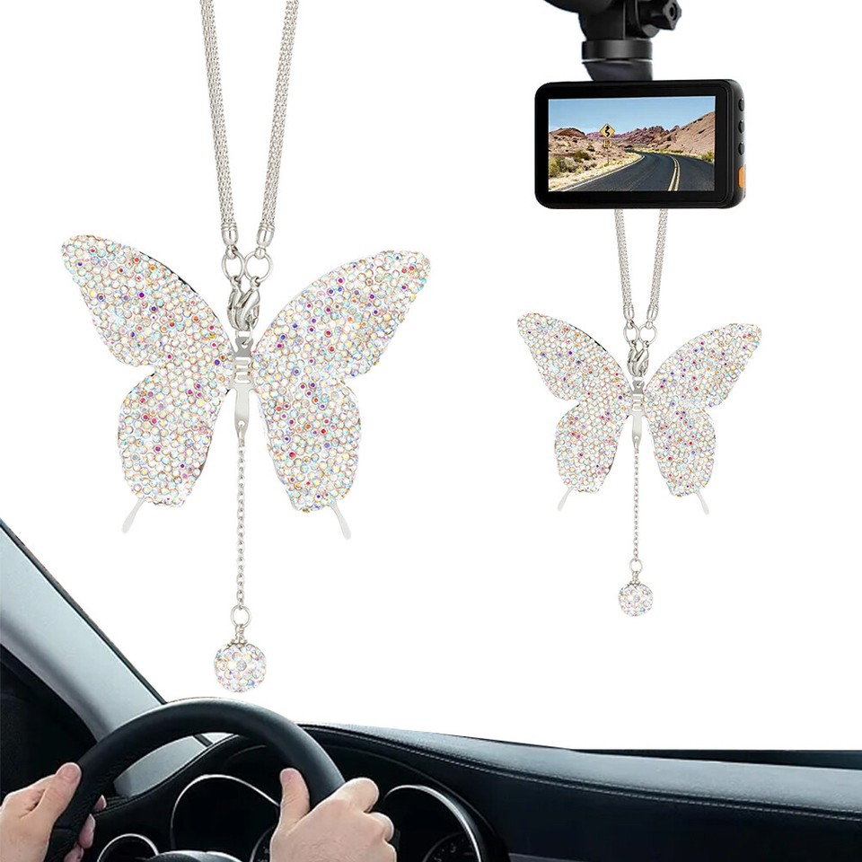 Car Interior Mirror Hanging Ornaments Diamond Cars Hanging Ornaments