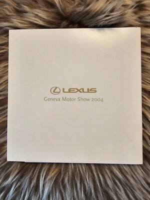 LEXUS GENF Geneva Motor Show 2004 Pressemappe Presseinfo Media Press Kit