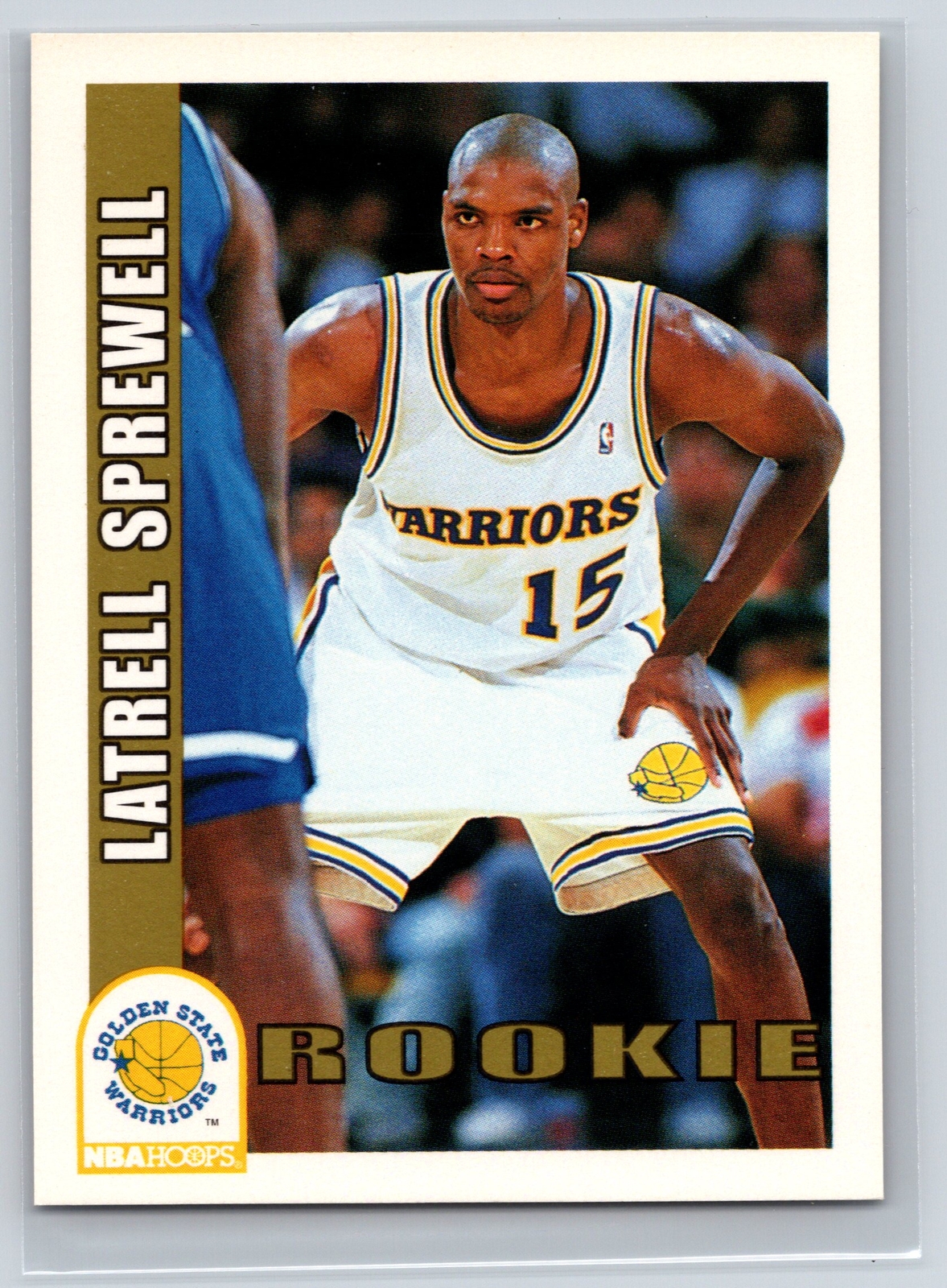 1992 Hoops #389 Latrell Sprewell RC Warriors Crimson Tide