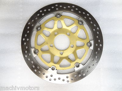 Kawasaki NOS NEW 41080-1442-A4 Front Silver & Gold Brake Disc ZX