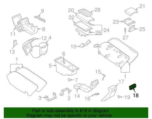 Genuine GM 1997-2005 Buick LeSabre Park Avenue Air Outlet Left 25735610 - Image 2 of 2