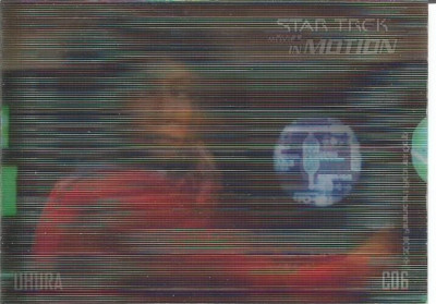 Star Trek Movies In Motion 2008 Stars In Motion C06 UHURA NM