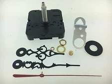 Takane Quartz Battery Clock Movement with Hands 1 1/4" Shaft fits 3/4" Dial USA