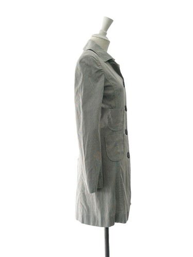 Cappotto donna Paul Smith nero etichetta giacca lavoro utility cotone cordino piccolo - Foto 7 di 24