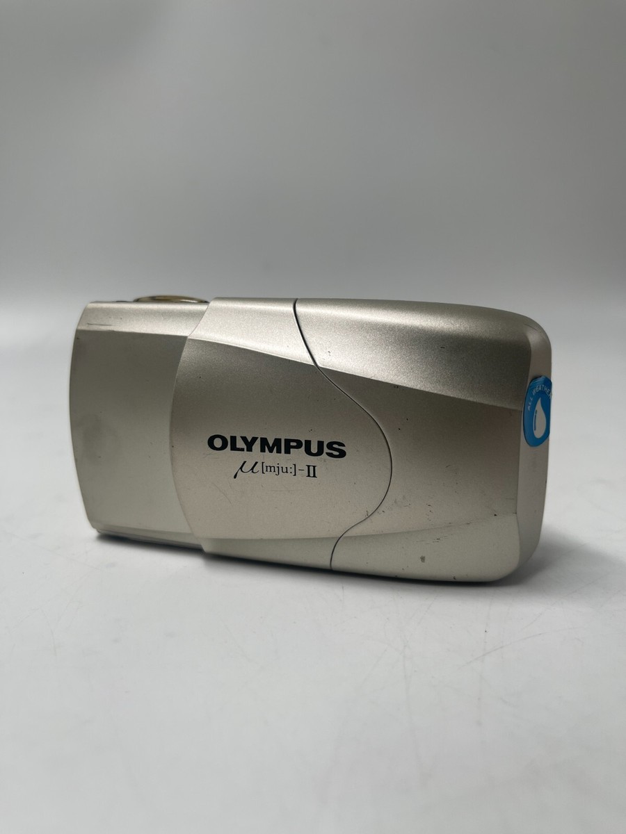 For Part or Repair) VTG Olympus µ mju-II Point & Shoot 35 mm