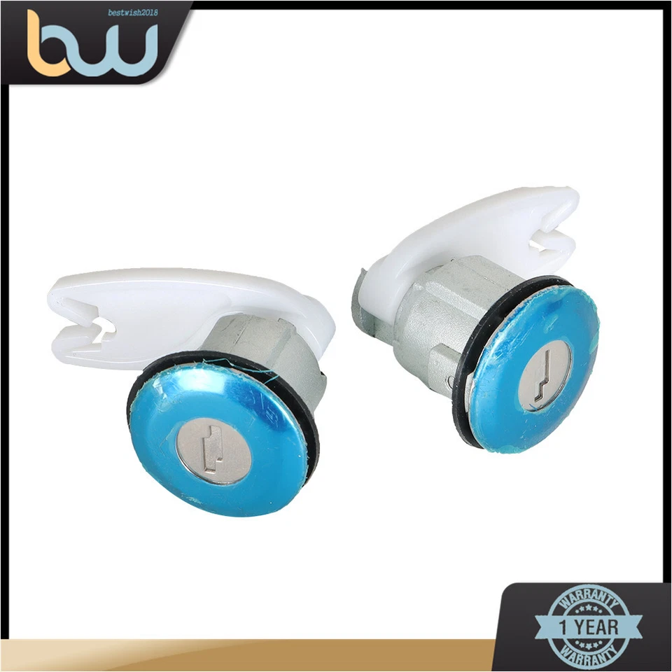 Para Mazda B2300 B2500 B3000 B4000 Mercury Mountaineer 2xCilindro de bloqueo de puerta y llave Foto 3 de 4