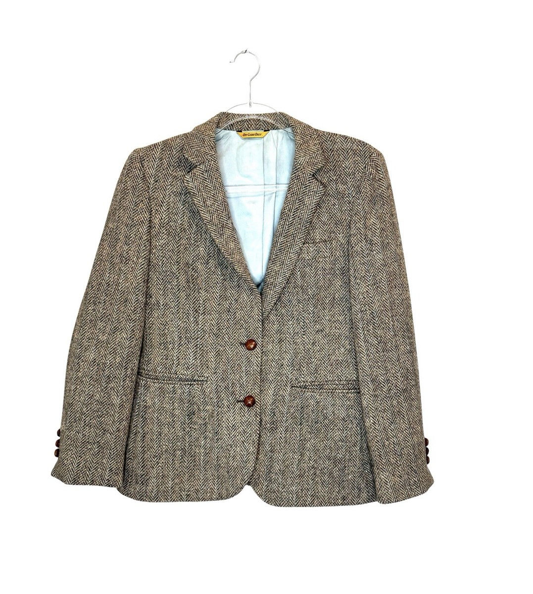 VINTAGE Size 6 Blazer Justin Limited Herringbone Tweed
