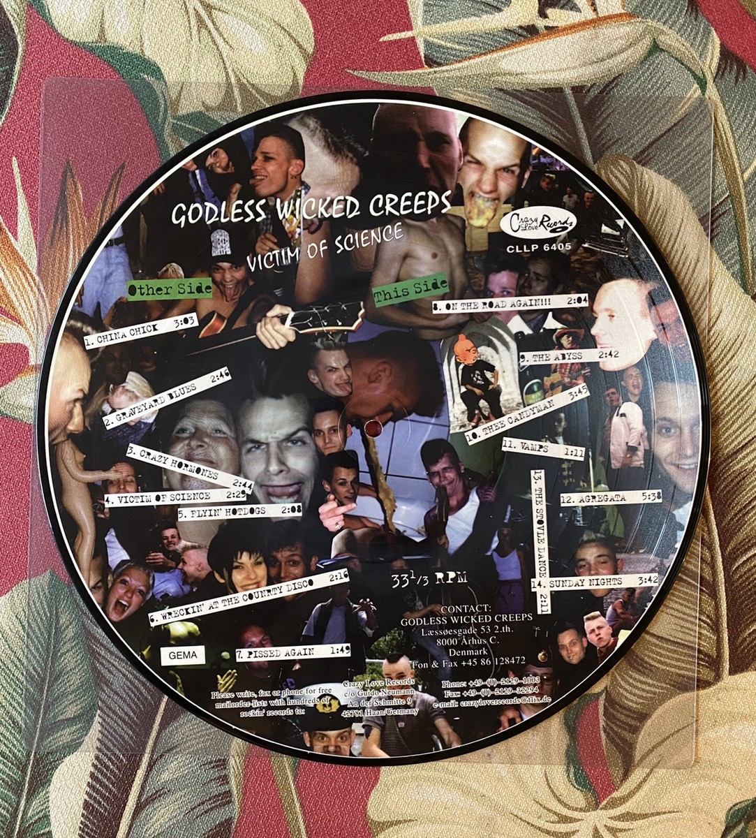 Godless Wicked Creeps ‎– Victim Of Science Psychobilly LP | eBay